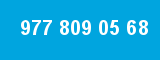 977 809 05 68